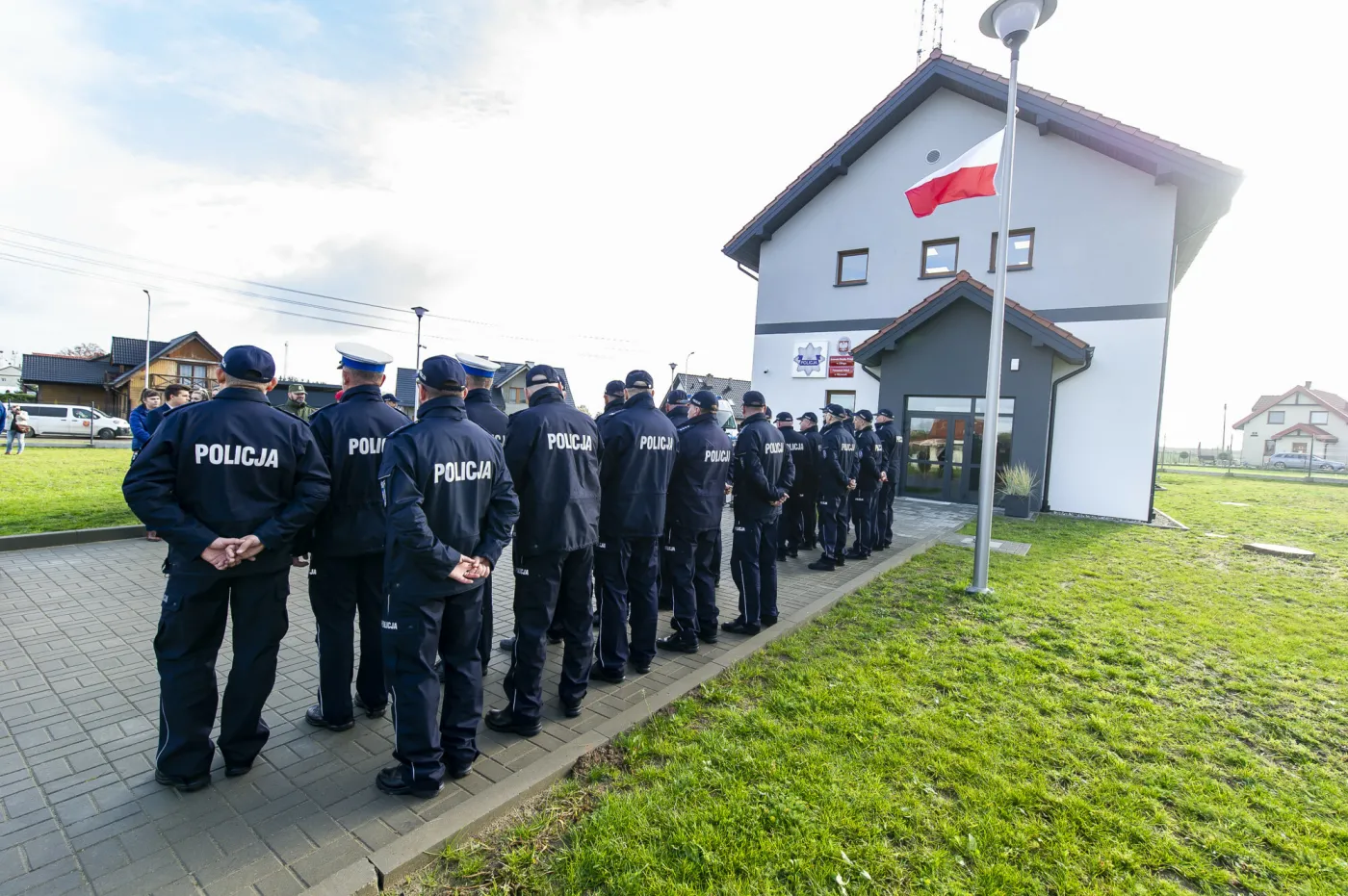 Otwarcie posterunku Policji w Młynarach