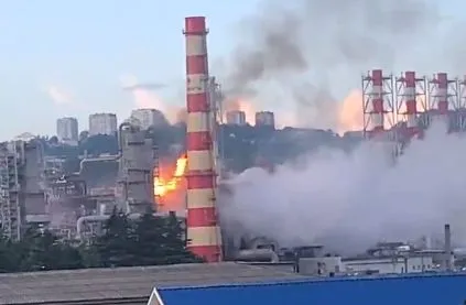 Atak dronów na rosyjskie rafinerie. Płoną dwie - w Noworosyjsku i Tuapse