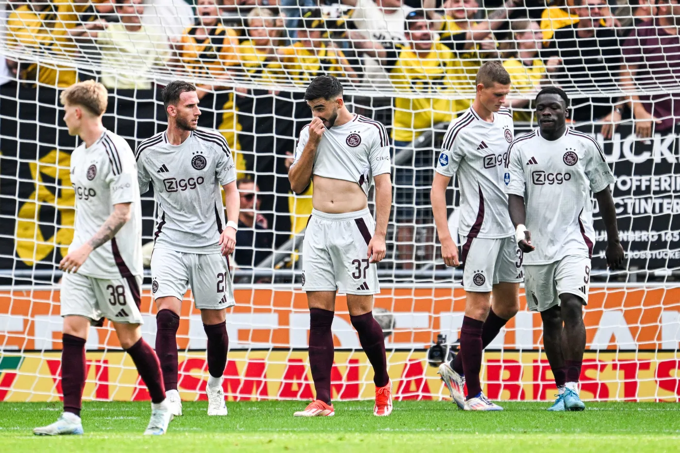 Jan Faberski w kadrze Ajaksu Amsterdam na mecz z Jagiellonią Białystok w Lidze Europy