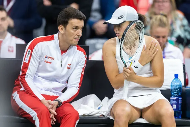 Mąż Agnieszki Radwańskiej pomaga Idze Świątek w treningach