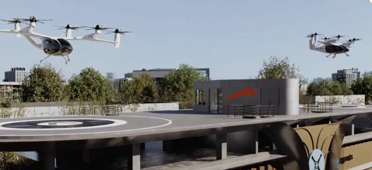 Dubaj, latające taksówki