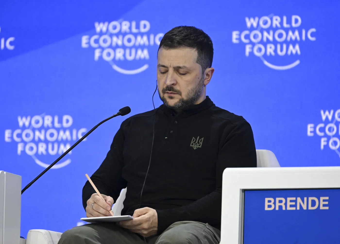 DAVOS, ZEŁENSKI