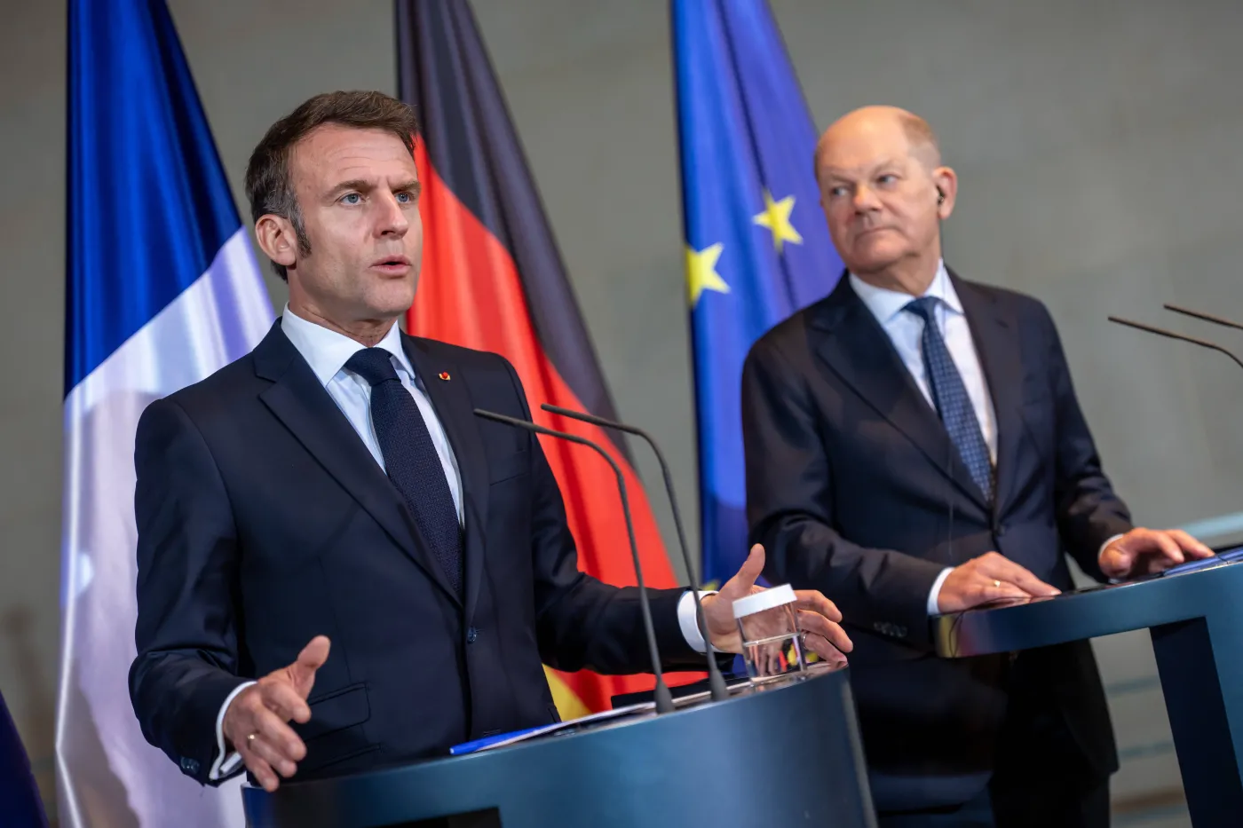 Przełom czy wielka iluzja? Scholz i Macron nie ufają Putinowi