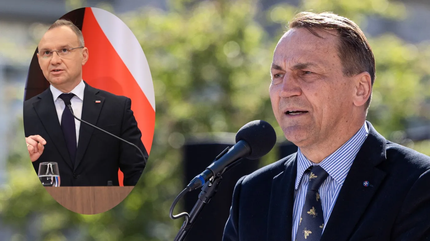 Minister Sikorski ostro krytykuje prezydenta Dudę. "Jedzie tekstami z przekazu dnia"