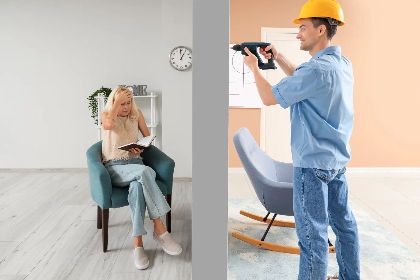 Remonty wciąż przeprowadzamy sami - by zaoszczędzić na kosztach i wyremontować więcej przy ograniczonych budżetach