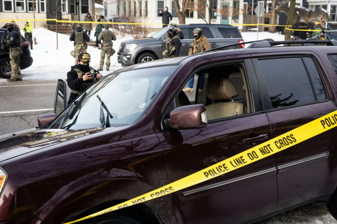 Samochód kobiety zastrzelonej w Minneapolis przez agenta ICE