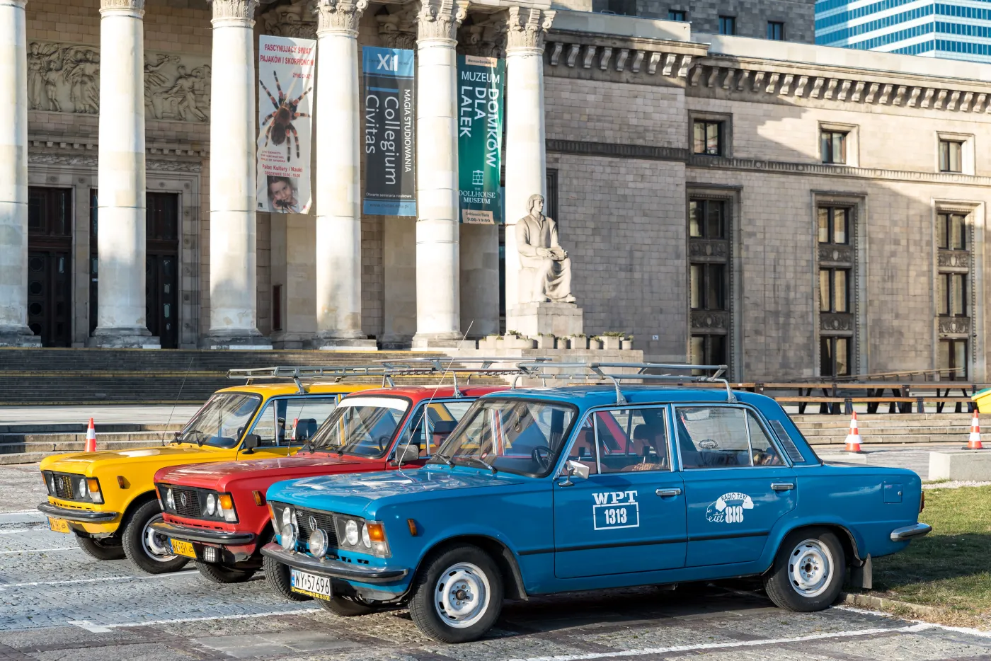 Warszawa PRL fiat 125p Warsaw,,Poland,-,February,08,,2020:,Fiat,125p,I126p,Classic