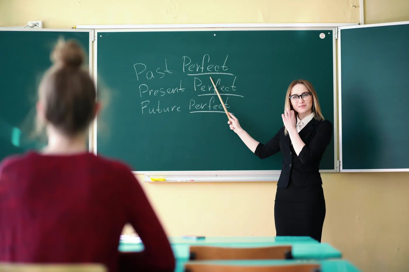 szkoła, nauczyciel, klasa