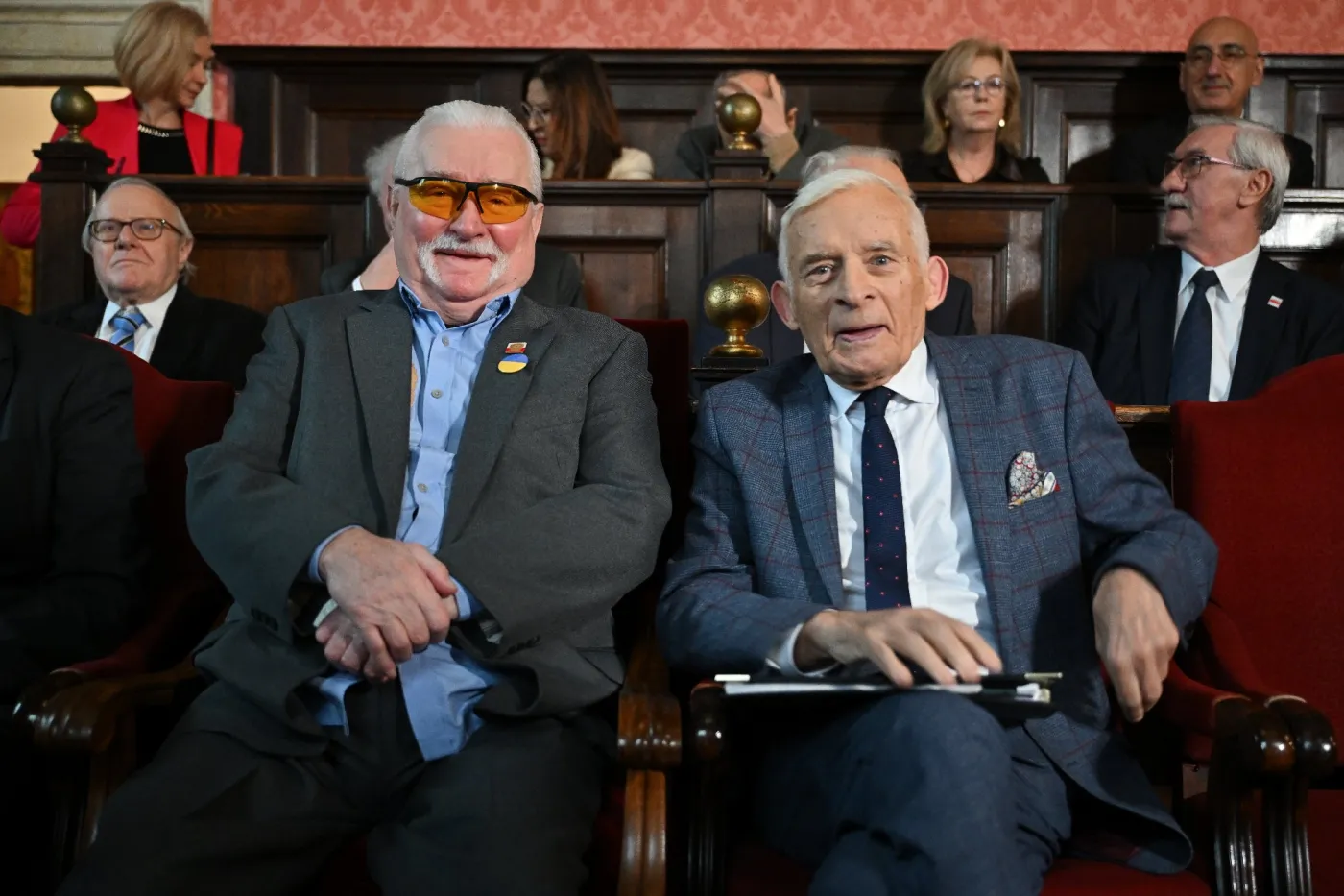 Lech Wałęsa i Jerzy Buzek