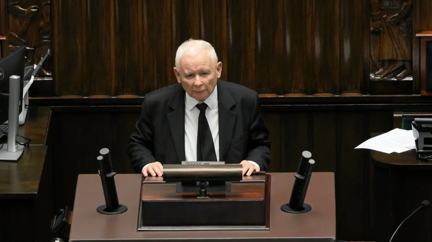 Jarosław Kaczyński o aferze w Szpitalu Południowym. "Powiedzieć, że to łajdactwo, to jakby nic nie powiedzieć"