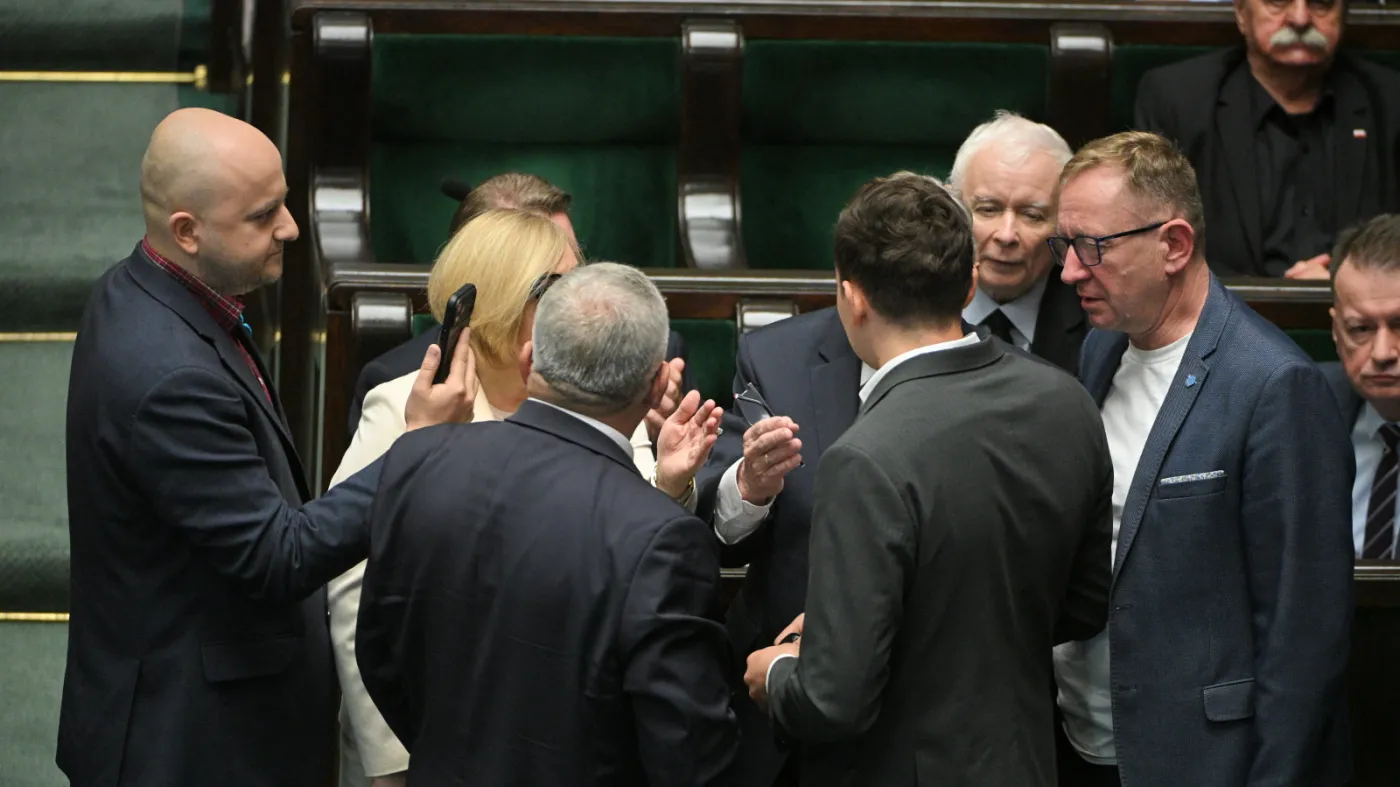 Jarosław Kaczyński, Adam Gomoła, Robert Telus, Dariusz Matecki