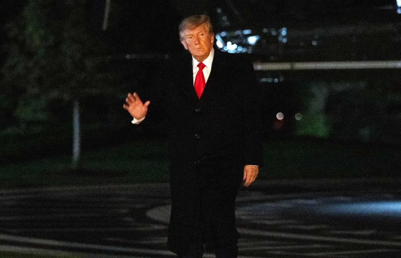 US President Trump returns White House for Tennessee campaign rally