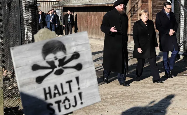 Pierwsza wizyta Merkel w Auschwitz [GALERIA]