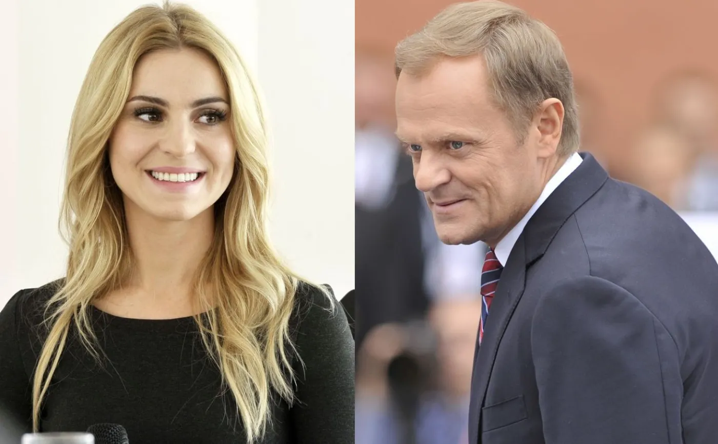 Troskliwy Donald Tusk do córki: Włóż coś na stópki, bo zmarzniesz. Kasia odpowiedziała tacie
