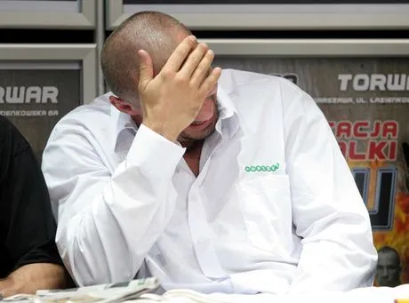 Konferencja przed KSW VII - Konfrontacja Sztuk Walki, w klubie Tango  Cash28.05.2007 WarszawaPrzemyslaw SaletaFot. Piotr Kucza