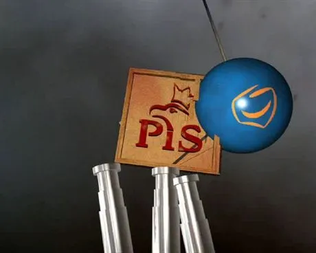 W nowym spocie PO taranem rozbija PiS