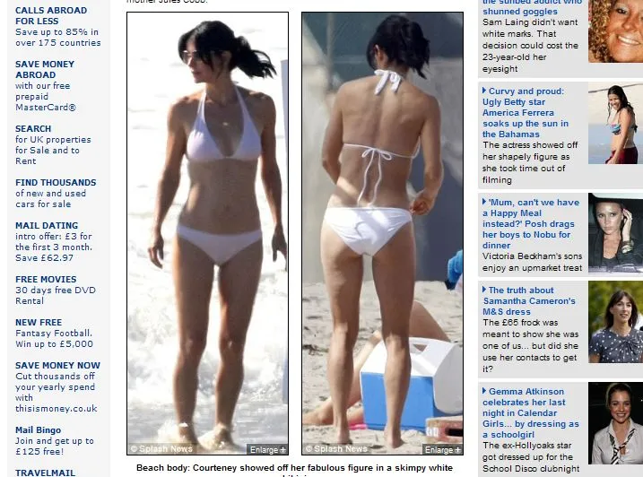 Zobacz 40-letnią gwiazdę w białym bikini