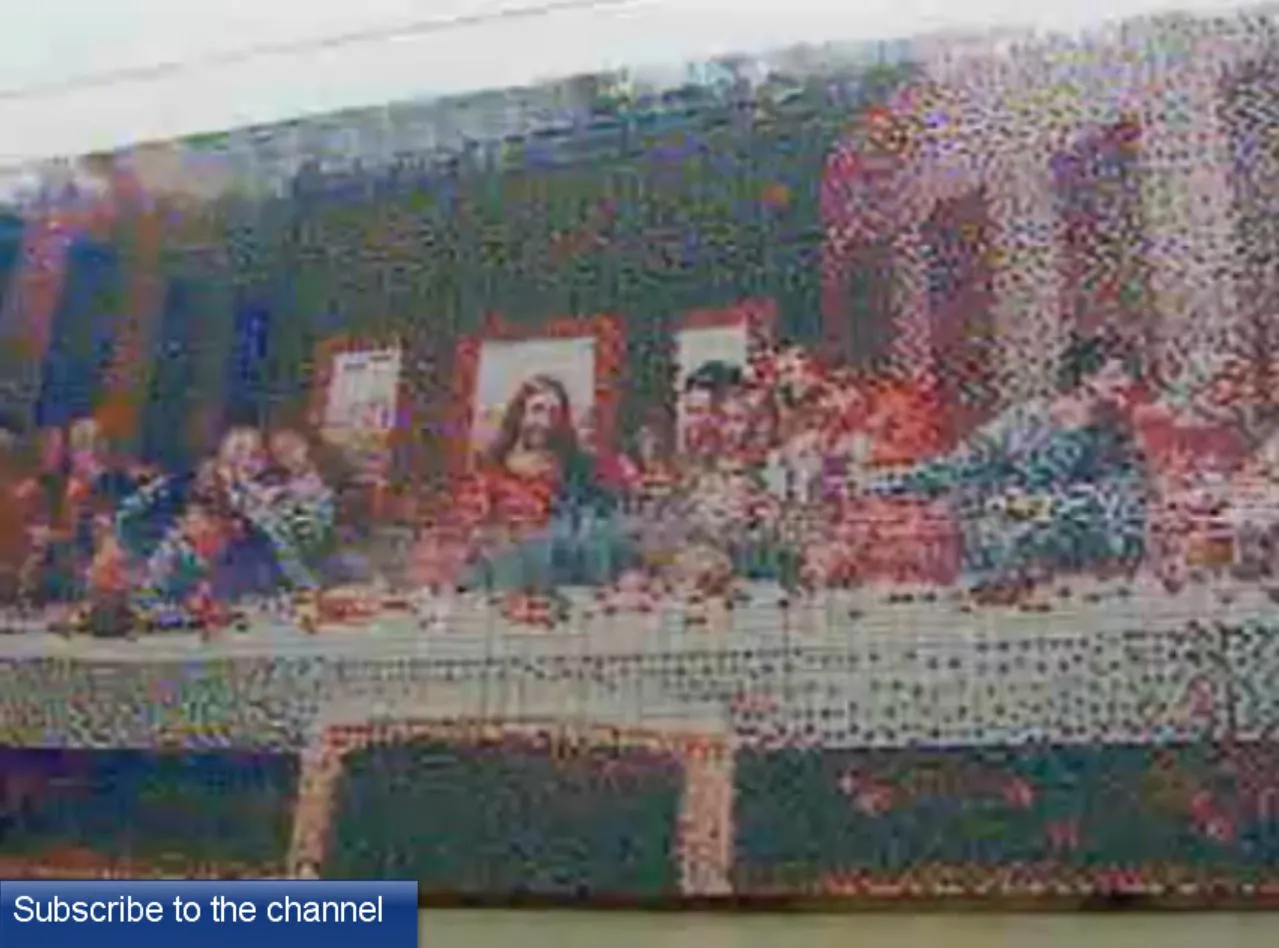 Oto ostatnia wieczerza z... kostek Rubika