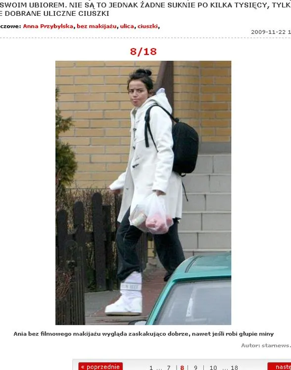 Przybylska bez makijażu - nie do poznania!