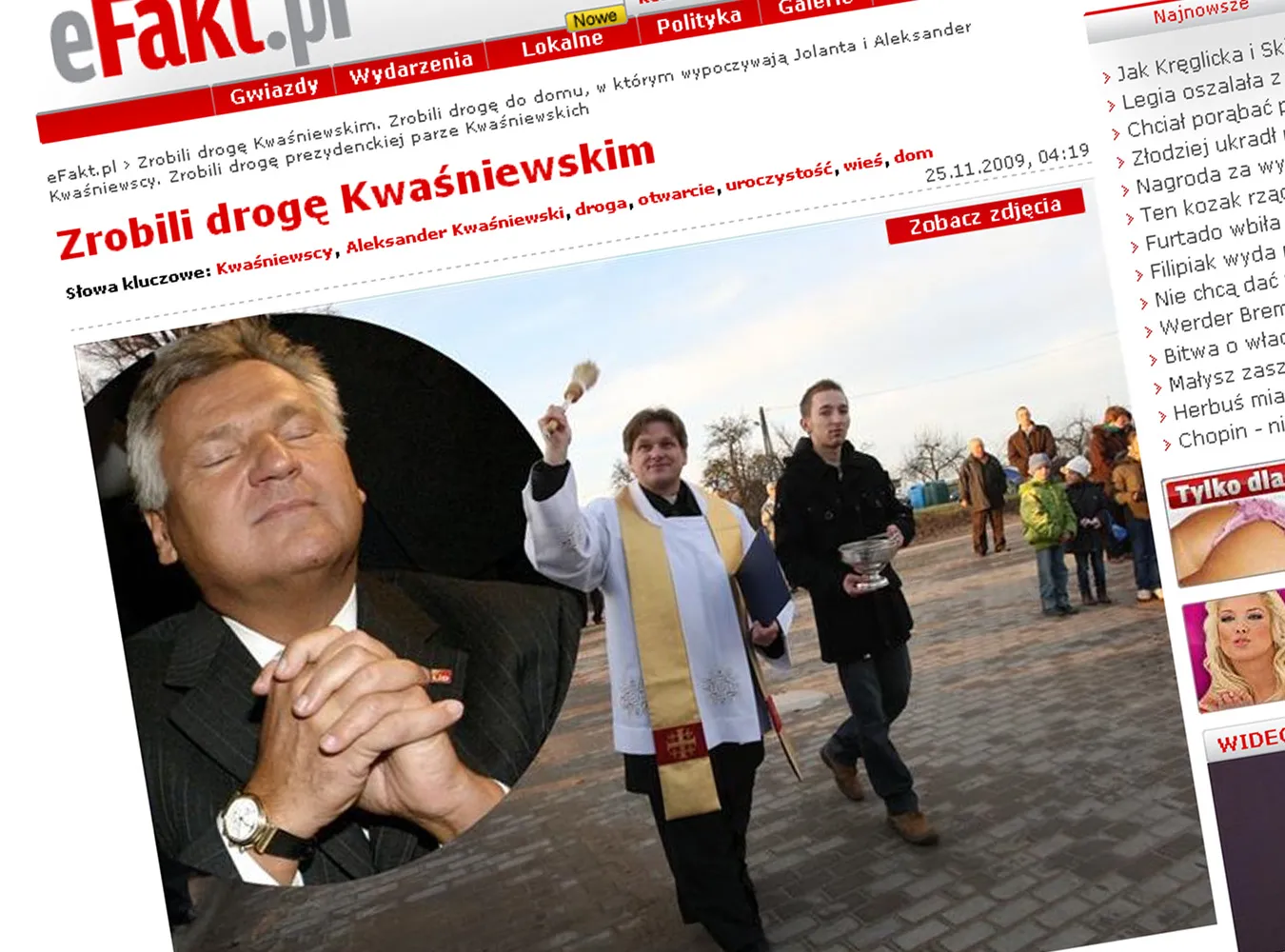 eFakt Zbudowali Kwaśniewskim drogę