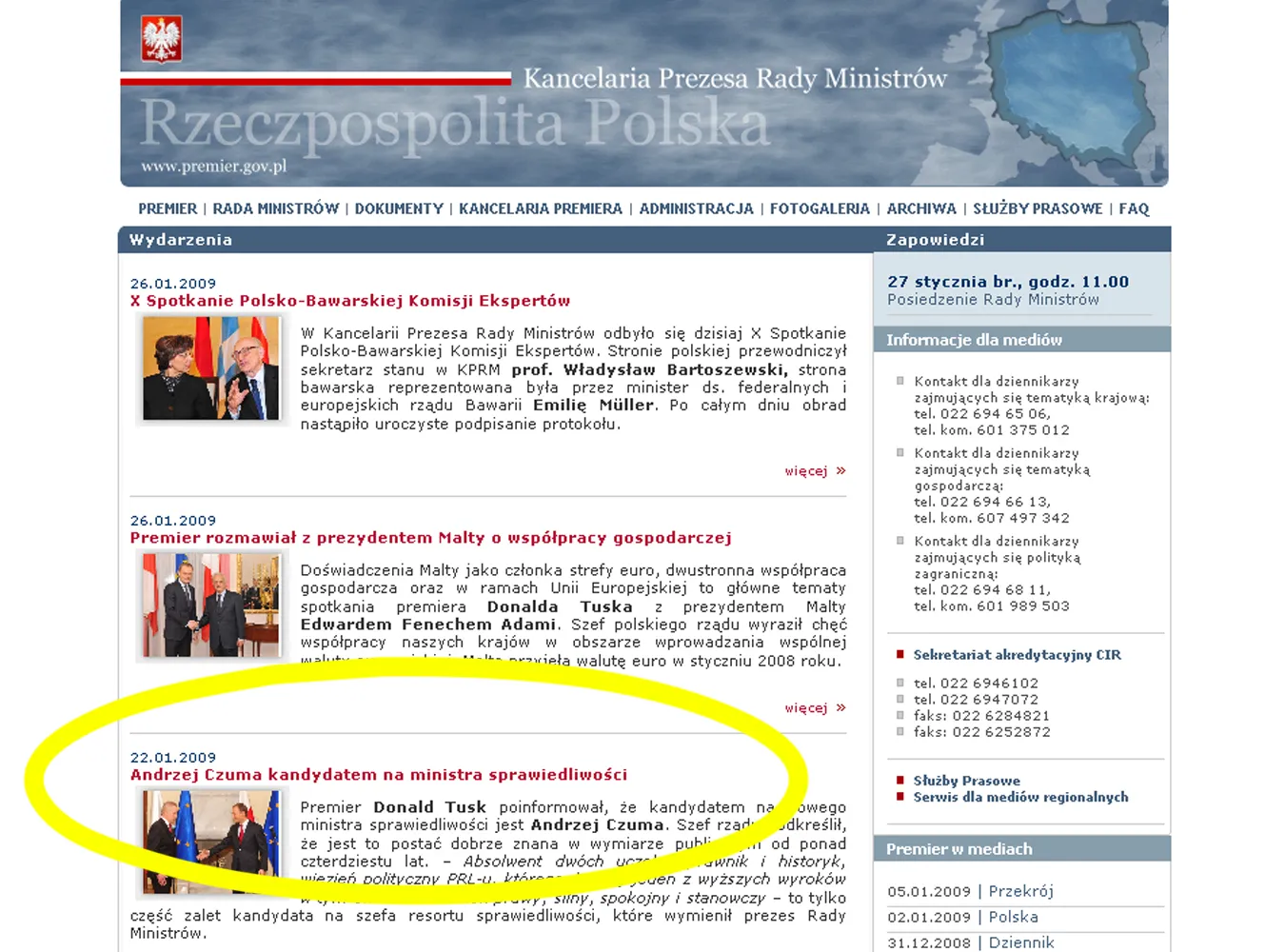 Prezydent lepszy od premiera w internecie