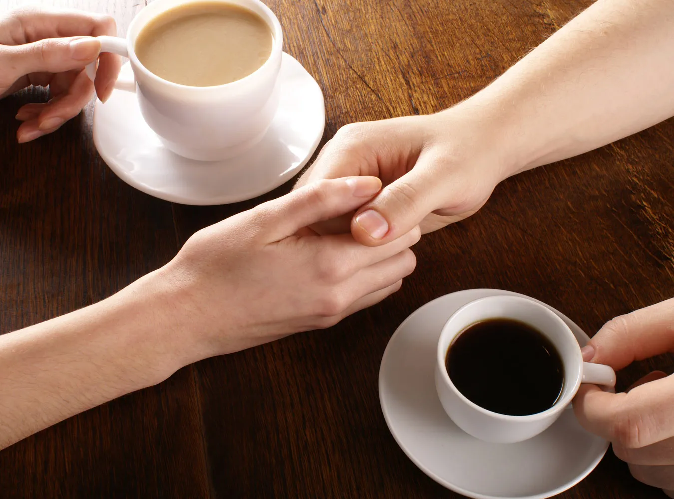 Pijąc kawę, patrz w oczy ukochanej