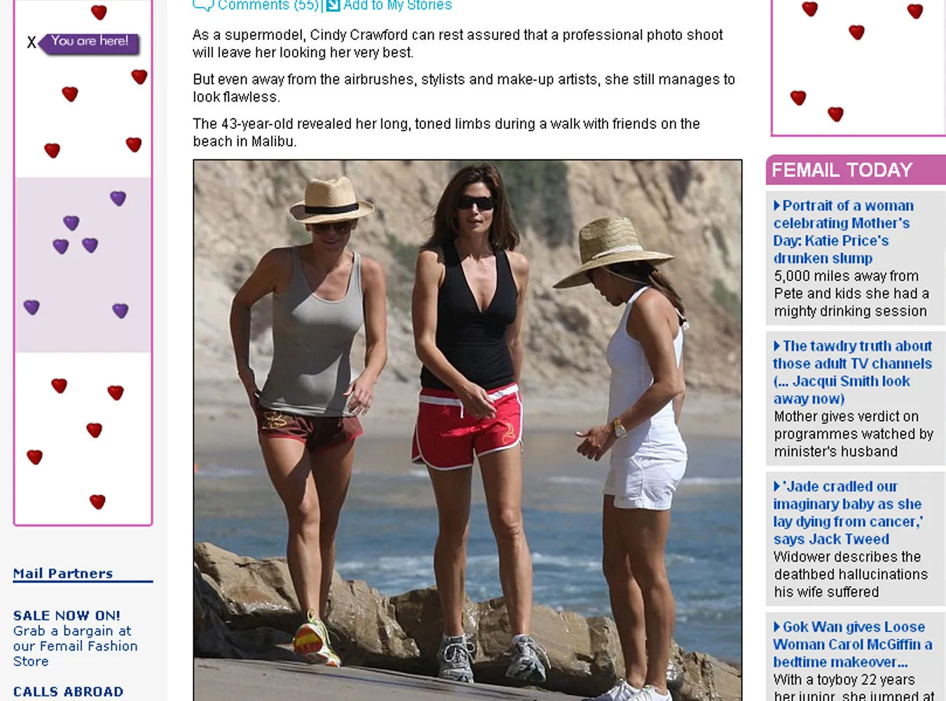 Zobacz Cindy Crawford bez retuszu