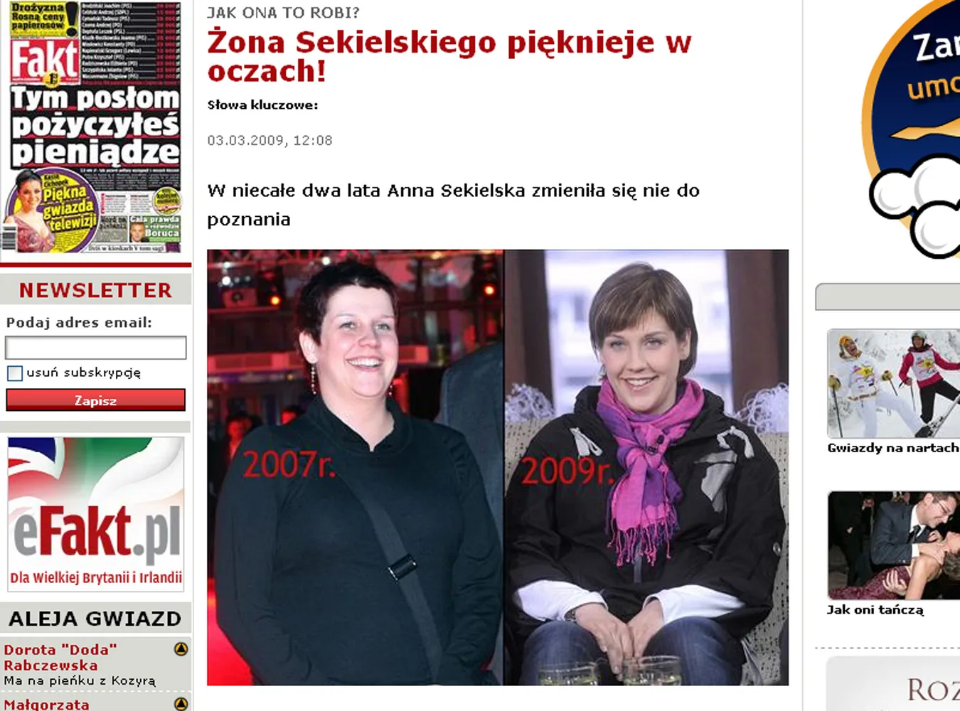 Żona Sekielskiego coraz piękniejsza