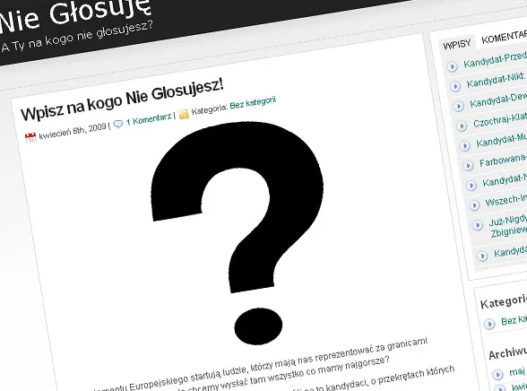 Mieszają z błotem kandydatów do Brukseli