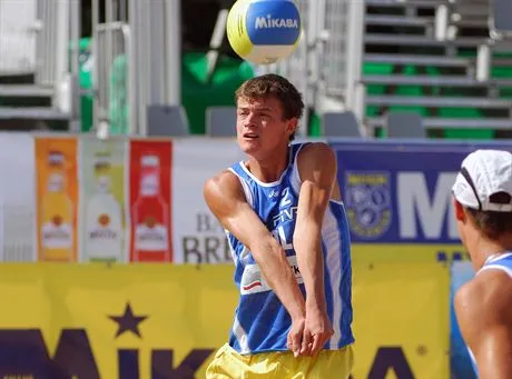 Jakub Szalankiewiczturniej glownypara Kadziola - Szalankiewiczsiatkowka plazowa - Mistrzostwa Swiata Juniorow do lat 21 SWATCH2007-07-12 Myslowicefot. Lukasz Laskowski  Agencja Przeglad Sportowy