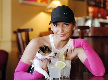 WARSZAWA23.06.2006AGNIESZKA FRYKOWSKAFRYTKAZE SWOIM PUPILKIEM SUCZKA DAISY D.FOT WOJTEK PROKOPCZUK