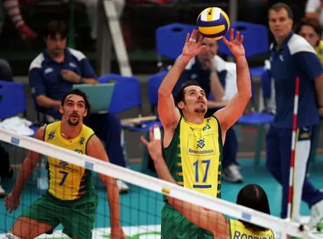 11.07.2007  -  KatowiceTurniej finalowy Ligi SwiatowejBrazylia zolte - Bulgaria zielonenz. RicardoFot. Irek Dorozanski  EDYTOR.net