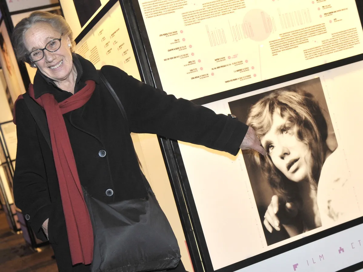 Maja Komorowska na premierze albumu "Aktorki polskiego filmu"