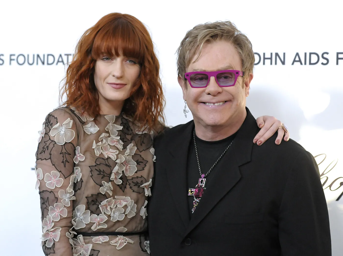 Florence Welch i Elton John