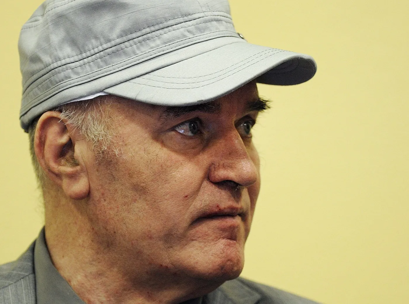 Ratko Mladić przed trybunałem w Hadze