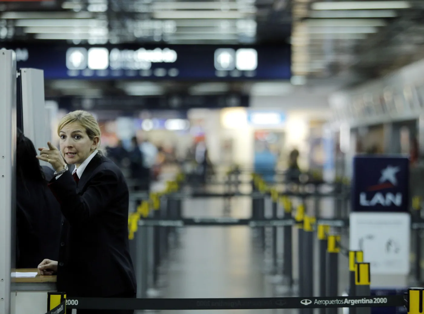 Opustoszałe lotnisko w Buenos Aires