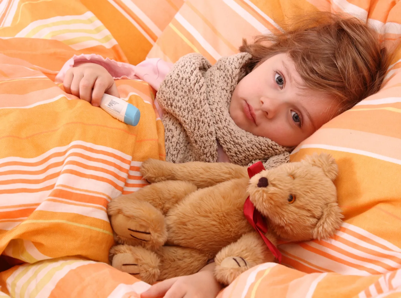 dziecko chore choroba pacjent