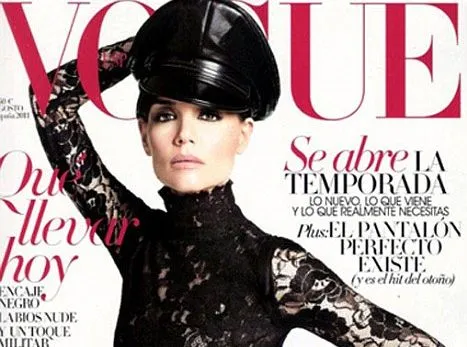 Katie Holmes na okładce Vogue