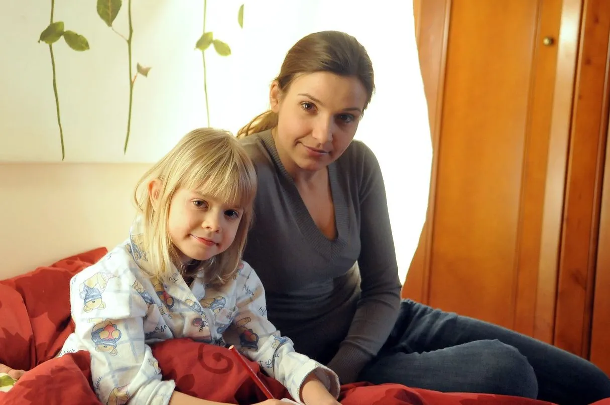 Julia z Joanną Koroniewską w "M jak miłość"