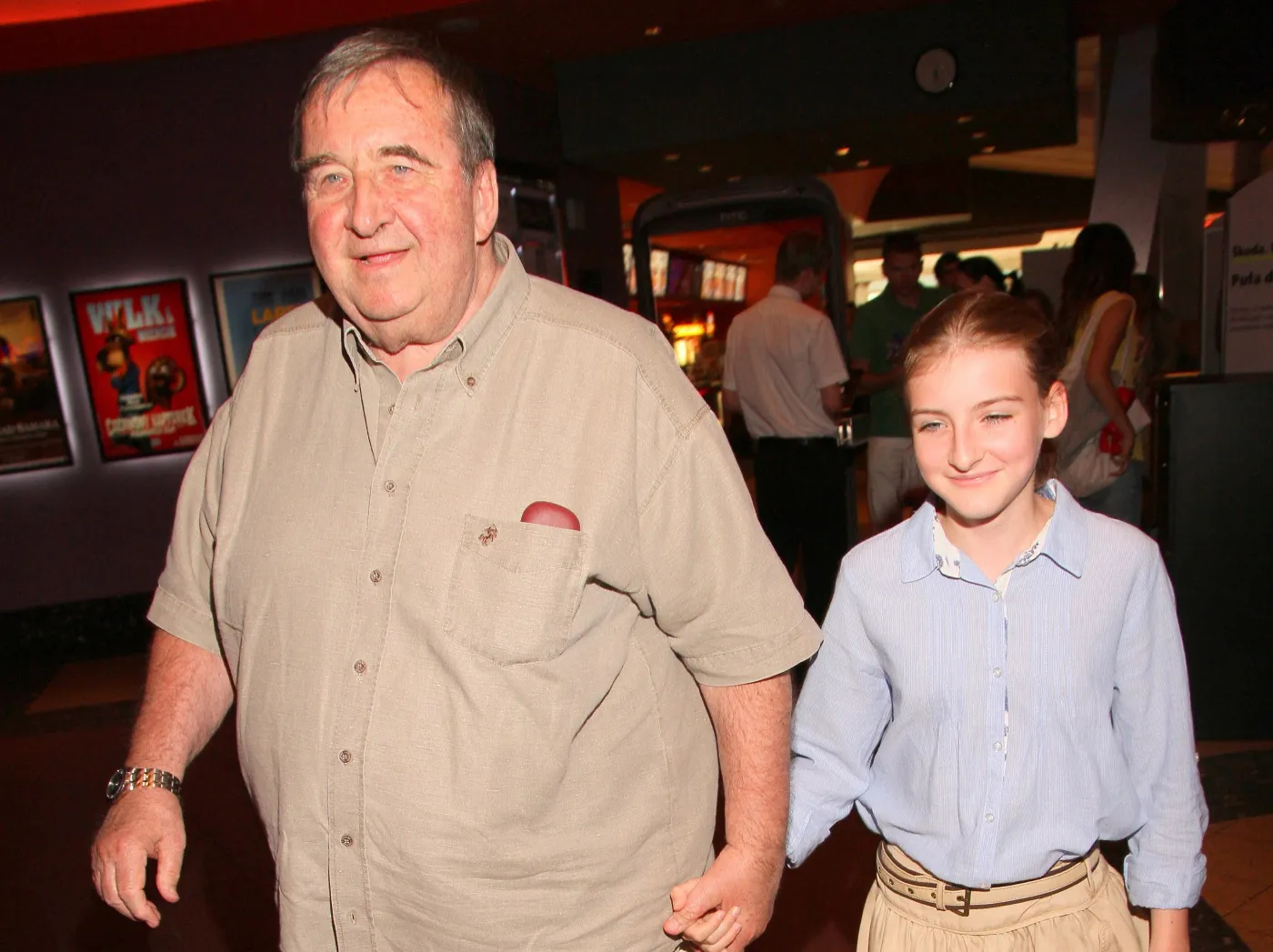 Krzysztof Kowalewski z córką