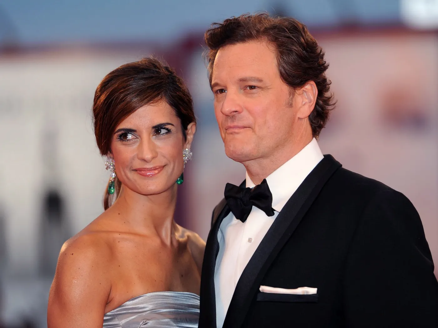 Colin Firth i Livia Giuggioli