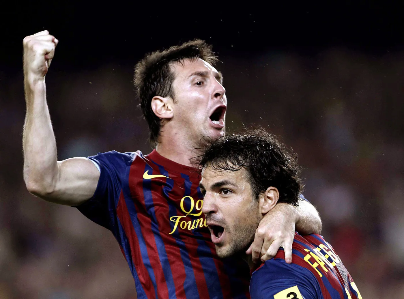 Lionel Messi i Cesc Fabregas