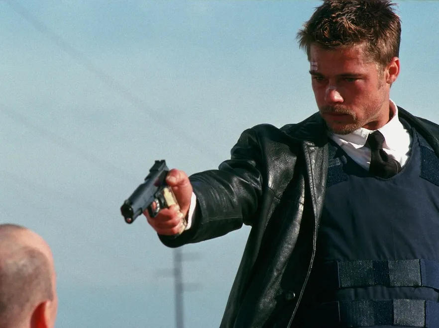 Brad Pitt w kultowym "Siedem"