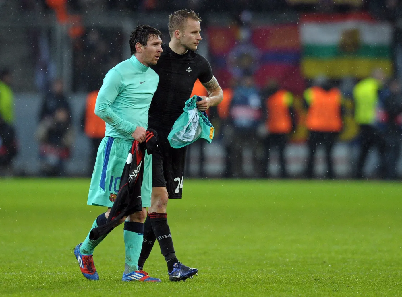 Lionel Messi i Michal Kadlec