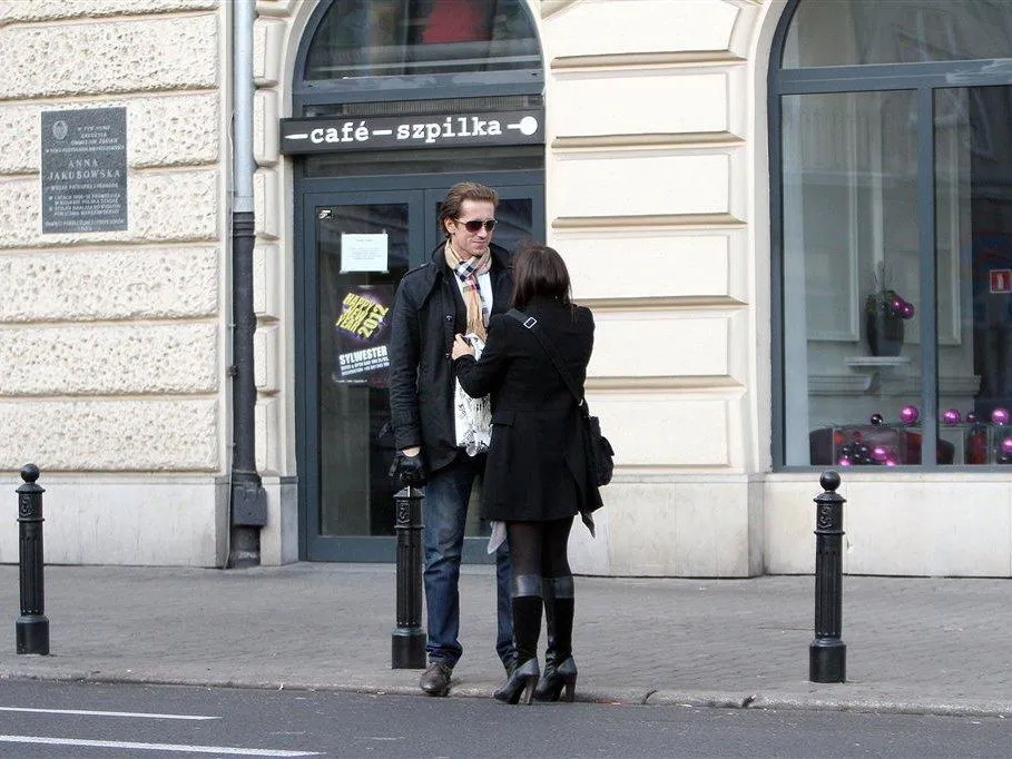 Robert Kochanek z partnerką