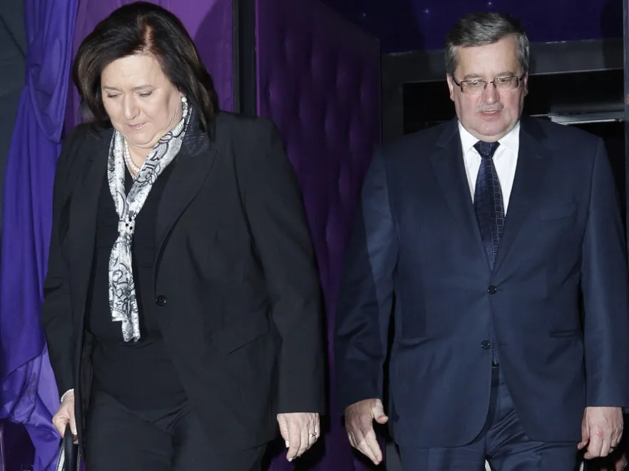 Anna i Bronisław Komorowscy.