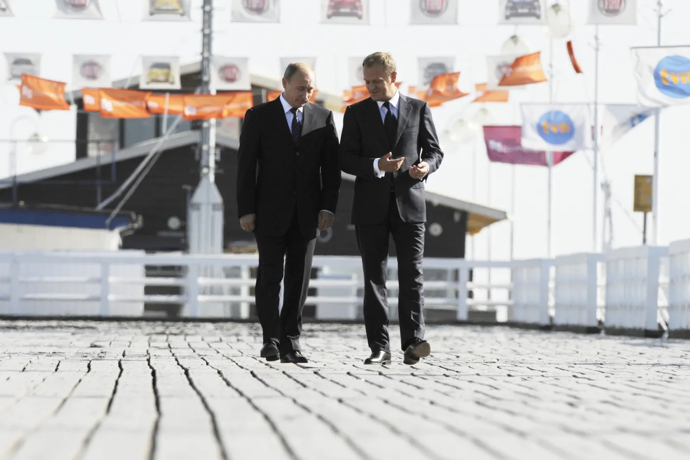 Donald Tusk i Władimir Putin