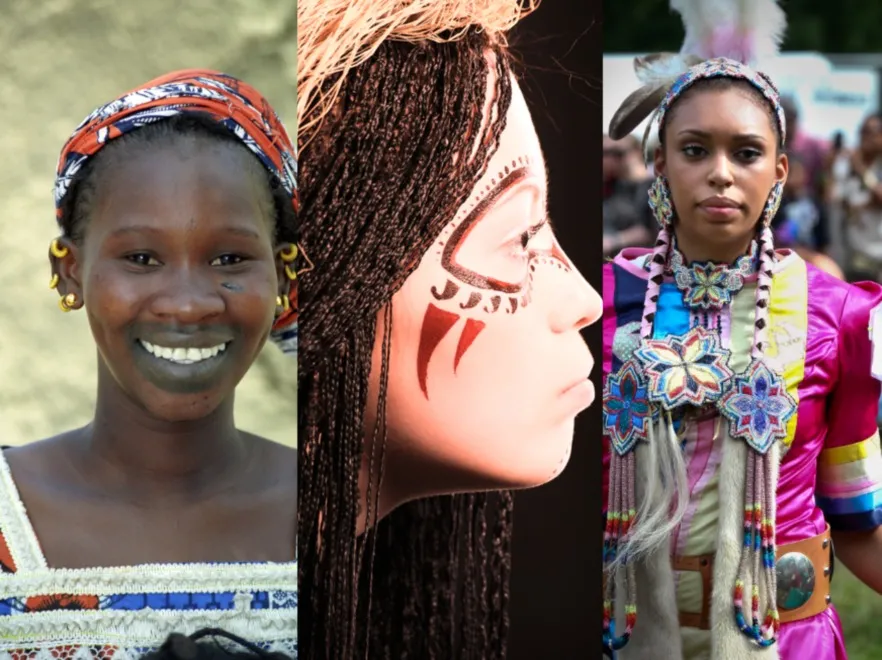 Makijaż inspirowany "kolorami świata"