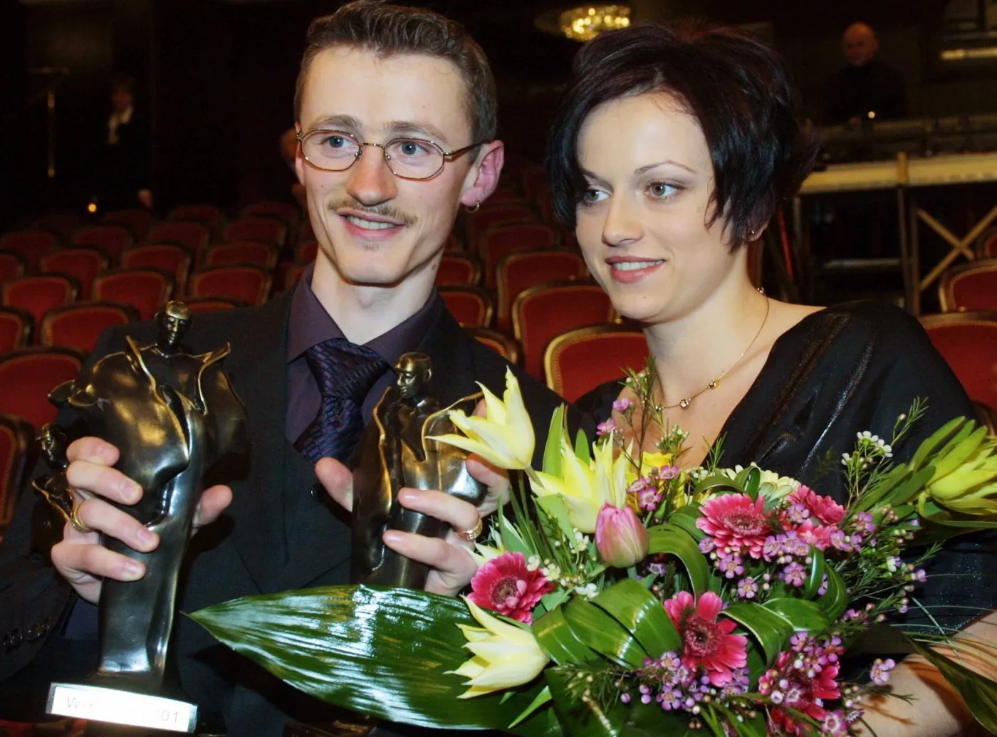 Adam Małysz i jego żona Iza