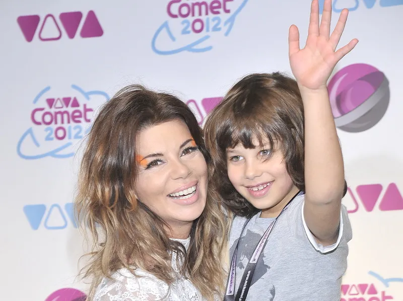 Edyta Górniak z synem Allanem